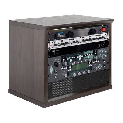 Gator Frameworks Elite Series Furniture Desktop 8 RU Studio Rack (Dark Walnut Bro GFW-ELITERK-8U-BRN