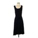 Gap Casual Dress - A-Line Scoop Neck Sleeveless: Black Solid Dresses - Women's Size X-Small