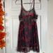 Free People Dresses | Intimately Free People Sheer Floral Print Dress | Color: Pink/Purple | Size: M