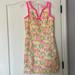 Lilly Pulitzer Dresses | Nwot Lilly Pulitzer Percy Floral Sunbonnet Eyelet Lace Shift Dress Size 4 | Color: Pink/Yellow | Size: 4