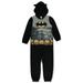 DC Comics Batman Character Cosplay Hooded Union Suit Pajamas-Size 6