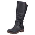 Winterstiefel RIEKER Gr. 41, Normalschaft, schwarz Damen Schuhe Winterstiefel