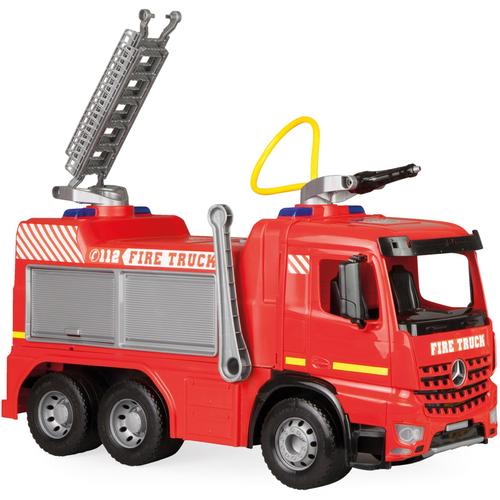 "Spielzeug-Feuerwehr LENA ""Giga Trucks, Aufsitz-Feuerwehr Arocs"" Spielzeugfahrzeuge rot Kinder Spielzeugautos"