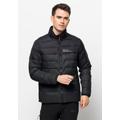 Daunenjacke JACK WOLFSKIN "DNA TUNDRA DOWN JKT M" Gr. XL (54/56), schwarz-weiß (phantom) Herren Jacken Übergangsjacken