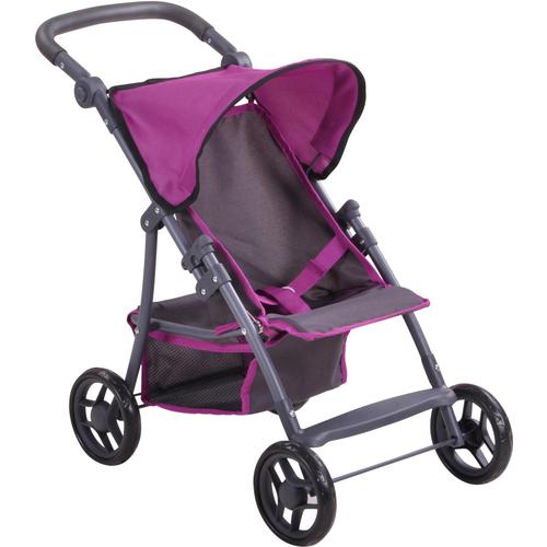„Puppenbuggy KNORRTOYS „“Liba – Tec Purple““ Puppenwagen lila (tec purple) Kinder Puppenwagen -trage“