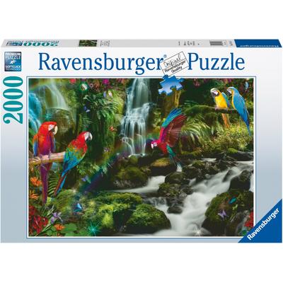 Puzzle RAVENSBURGER "Bunte Papageien im Dschungel" Puzzles bunt Kinder Made in Germany, FSC - schützt Wald weltweit