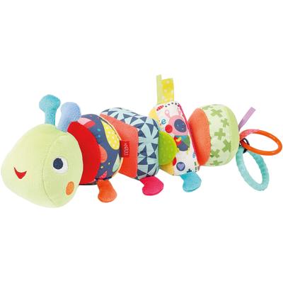 Greifspielzeug FEHN "COLOR Friends, Activity-Puzzle-Raupe", bunt, Greifspielzeug, KinderL:36cm, L:36cm