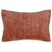 Dimitry 100% Rayon Velvet Terra Cotta Standard Sham by Kosas Home - Classic Home V260011