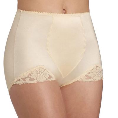 Rago Women's Light Shaping Tummy Control Panty Brief (Size 6X) Beige, Nylon,Spandex