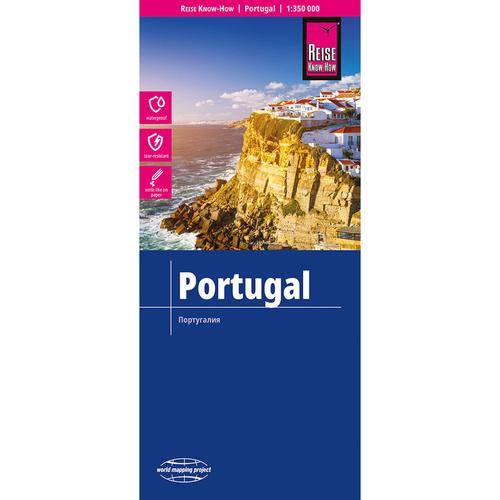 Reise Know-How Landkarte Portugal (1:350.000), Karte (im Sinne von Landkarte)