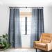 1-piece Blackout Gingham Pattern Classic Blue Made-to-Order Curtain Panel