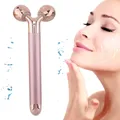 Barre de beauté portable massage par vibration du visage rouleau de soins de la peau anciers de