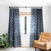 1-piece Blackout Mudcloth 3 Denim Made-to-Order Curtain Panel
