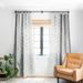 1-piece Blackout Cross On White Made-to-Order Curtain Panel