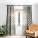 1-piece Blackout Aria Multi Rectangle Tiles Made-to-Order Curtain Panel
