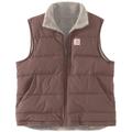 Carhartt Relaxed Midweight Utility Gilet pour dames, brun, taille S pour Femmes