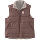 Carhartt Relaxed Midweight Utility Gilet pour dames, brun, taille S pour Femmes