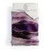 Utart Day And Night Purple Marble Landscape Made To Order Full Comforter Set