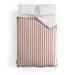 Emanuela Carratoni Old Pink Stripes Made To Order Full Comforter