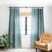 1-piece Blackout Mirror Image In Blue Made-to-Order Curtain Panel