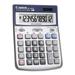 Canon HS-1200TS 12-Digit Angled Display Calculator 12 Digit(s) - LCD - Battery/Solar Powered - 1.4 x 4.8 x 6.7 - Black White - 1 Each