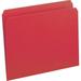 Smead-1PK Reinforced Top Tab Colored File Folders Straight Tabs Letter Size 0.75 Expansion Red 100/Box