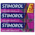 Stimorol Chewing Gum: WILD CHERRY -Pack of 3 -Made in Denmark