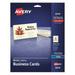 Avery-1PK Printable Microperforated Business Cards W/Sure Feed Technology Inkjet 2 X 3.5 Ivory 250 Cards