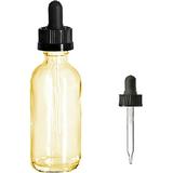 Frankincense & Myrrh Scented Body Oil Fragrance [Glass Dropper Top - Clear Glass - Brown - 1/2 oz.]
