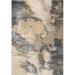 La Dole Rugs Transitional Abstract Minimalistic Contemporary Area Rug - Premium Durable Carpet for Living Room Bedroom and Office - Silver and Beige 6x9 (6 7 x 9 2 200cm x 280cm)