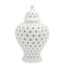 Light Ginger Jar Porcelain Jar Carved Lattice Hollow Out Jars