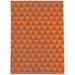 Triangular Prism Terracotta Area Rug by Kavka Designs