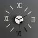 Creative Digital Wall Clock Sticker Watch Modern Design Clock DIY Clocks On Wall Kitchen Clock Living Room Home Decor