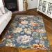 Simply Southern Cottage Franklin Floral 6 X 9 Blue Area Rug