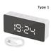 For Kids Bedroom USB Charging LED Light Digital Alarm Clock Home Decoration Electronic Digital Desktop Clock Number Table Clock 1
