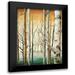 Pinto Patricia 19x24 Black Modern Framed Museum Art Print Titled - Gold Birch Forest II