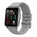 Wireless Q15 Sports Smart Watch 1.69 inch Square Screen IP67 Waterproof Heart Rate Blood Pressure Monitor Watch Fitness Tracker (Silver)