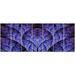 Design Art Exotic Purple Biological Organism Graphic Art Print Multi-Piece Image on Canvas