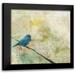 Roko Ken 12x12 Black Modern Framed Museum Art Print Titled - Nesting Bird I