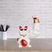 Large Figurine Sculptures Store Opening Figurine Good Luck Chinese Lucky Cat Figurine for Interior Living Room Door Car White 1