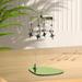 Christmas Rotating Candlestick Carousel Tree Tea Light Candle Holder Stainless Steel Ornament for Wedding Fireplace Decoration - Star