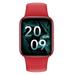 Wireless 2022 Original IWO I12 Men Smart Watch Blood Presure Women s Watches Fitness Bracelet pk HW12 HW16 for Android ios (Red)