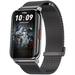 Carkira Smart Watch for Women Men 1.57 Inch IP68 Waterproof Smart Watch (Steel Strap)