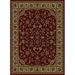 953-1316-BURGUNDY Castello Rectangular Burgundy Traditional Italy Area Rug 5 ft. 3 in. W x 5 ft. 3 in. H