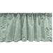 Ambesonne Dandelion Valance Pack of 2 Spring Flowers Botanical 54 X12 Almond Green and White