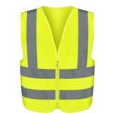 Neiko 53965A High Visibility Safety Vest with 2 Pockets ANSI/ISEA Standard Color Neon 3XL Yellow