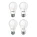 Bulbrite Pack of (8) 9 Watt Dimmable Frost A19 LED Light Bulbs with Medium (E26) Base 2700K Warm White Light 800 Lumens