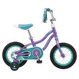 Hopscotch Quick Build Kids Girls 12-in. Bike Purple