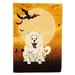 Caroline s Treasures BB4406GF Halloween Chow Chow White Flag Garden Size Garden Size multicolor