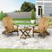 Gwendolyn Outdoor 2 Seater Acacia Wood Chat Set Gray